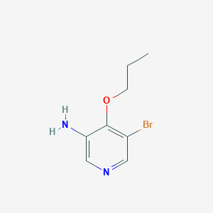 5-Bromo-4-propoxypyridin-3-amine - 