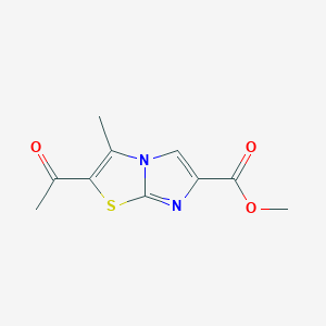Methyl 2-acetyl-3-methylimidazo[2,1-b][1,3]thiazole-6-carboxylate - 