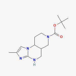 tert-Butyl 4-methyl-2,5,7,11-tetraazatricyclo[7.4.0.0,2,6]trideca-3,5-diene-11-carboxylate - 