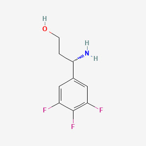 (3S)-3-Amino-3-(3,4,5-trifluorophenyl)propan-1-OL - 