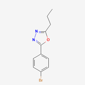 2-(4-Bromophenyl)-5-propyl-1,3,4-oxadiazole - 