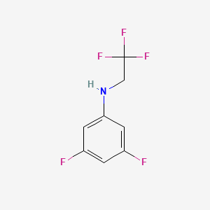 3,5-difluoro-N-(2,2,2-trifluoroethyl)aniline - 