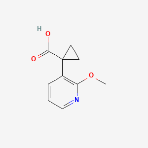 1-(2-Methoxypyridin-3-YL)cyclopropane-1-carboxylic acid - 