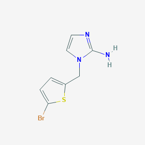 1-[(5-Bromothiophen-2-YL)methyl]-1H-imidazol-2-amine - 