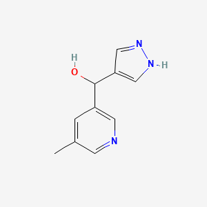 (5-Methylpyridin-3-yl)(1H-pyrazol-4-yl)methanol - 