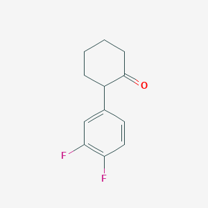 2-(3,4-Difluorophenyl)cyclohexan-1-one - 
