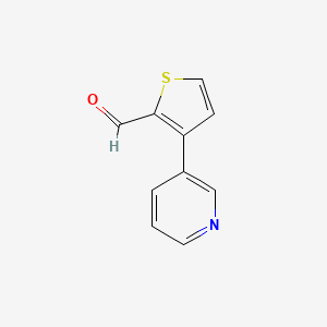 3-(Pyridin-3-YL)thiophene-2-carbaldehyde - 