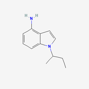 1-(Butan-2-yl)-1H-indol-4-amine - 