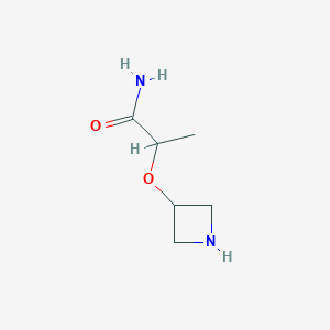 2-(Azetidin-3-yloxy)propanamide - 
