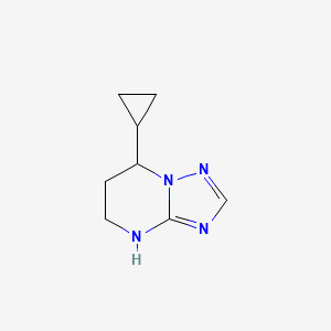 7-Cyclopropyl-4H,5H,6H,7H-[1,2,4]triazolo[1,5-a]pyrimidine - 