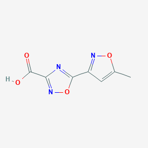5-(5-Methylisoxazol-3-yl)-1,2,4-oxadiazole-3-carboxylic acid - 