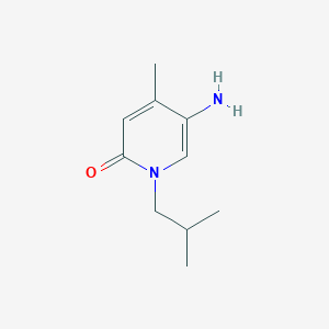 5-Amino-4-methyl-1-(2-methylpropyl)-1,2-dihydropyridin-2-one - 
