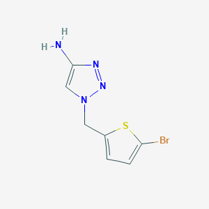 1-[(5-Bromothiophen-2-yl)methyl]-1H-1,2,3-triazol-4-amine - 