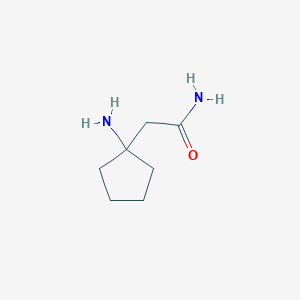 2-(1-Aminocyclopentyl)acetamide - 