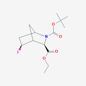 2-O-tert-butyl 3-O-ethyl (3R,5S)-5-fluoro-2-azabicyclo[2.2.1]heptane-2,3-dicarboxylate - 