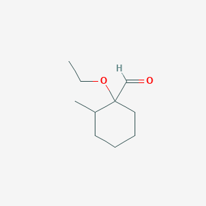 1-Ethoxy-2-methylcyclohexane-1-carbaldehyde - 