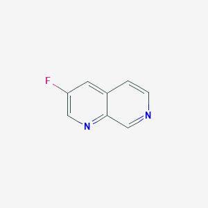3-Fluoro-1,7-naphthyridine - 