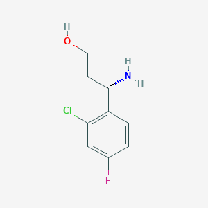 (3S)-3-Amino-3-(2-chloro-4-fluorophenyl)propan-1-OL - 