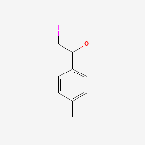 1-(2-Iodo-1-methoxyethyl)-4-methylbenzene - 