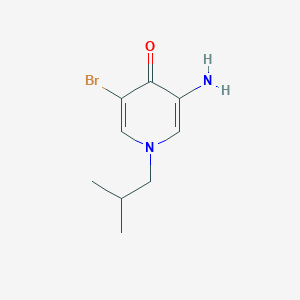 3-Amino-5-bromo-1-(2-methylpropyl)-1,4-dihydropyridin-4-one - 