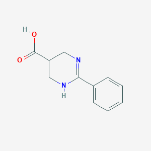 2-Phenyl-1,4,5,6-tetrahydropyrimidine-5-carboxylic acid - 