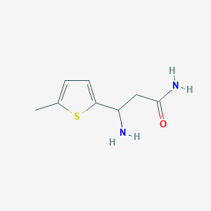 3-Amino-3-(5-methylthiophen-2-yl)propanamide - 