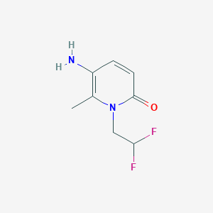 5-Amino-1-(2,2-difluoroethyl)-6-methyl-1,2-dihydropyridin-2-one - 