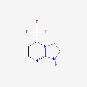 5-(Trifluoromethyl)-2H,3H,5H,6H,7H,8H-imidazo[1,2-a]pyrimidine - 