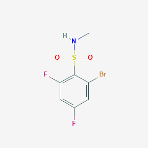 2-Bromo-4,6-difluoro-N-methylbenzene-1-sulfonamide - 