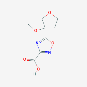 5-(3-Methoxyoxolan-3-yl)-1,2,4-oxadiazole-3-carboxylic acid - 