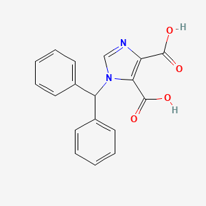 1-Benzhydryl-1H-imidazole-4,5-dicarboxylic acid - 