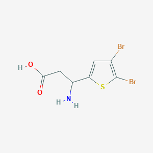 3-Amino-3-(4,5-dibromothiophen-2-yl)propanoic acid - 204135-68-2