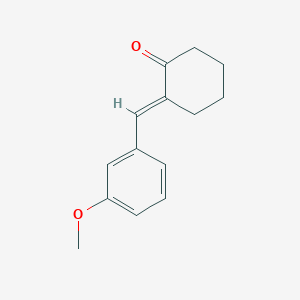 (2E)-2-[(3-methoxyphenyl)methylidene]cyclohexan-1-one - 