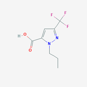 1-Propyl-3-(trifluoromethyl)-1H-pyrazole-5-carboxylic acid - 