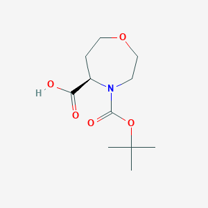 (5R)-4-tert-Butoxycarbonyl-1,4-oxazepane-5-carboxylic acid - 