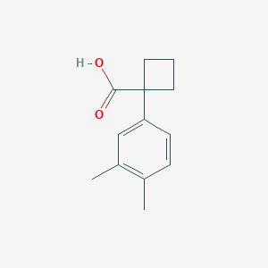 1-(3,4-Dimethylphenyl)cyclobutane-1-carboxylic acid - 