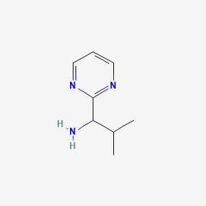 2-Methyl-1-(pyrimidin-2-YL)propan-1-amine - 