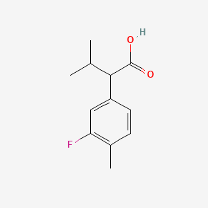 2-(3-Fluoro-4-methylphenyl)-3-methylbutanoic acid - 