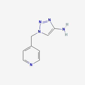 1-(Pyridin-4-ylmethyl)-1H-1,2,3-triazol-4-amine - 