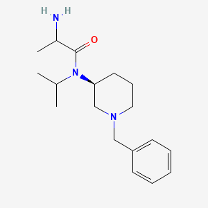 2-amino-N-[(3S)-1-benzylpiperidin-3-yl]-N-propan-2-ylpropanamide - 