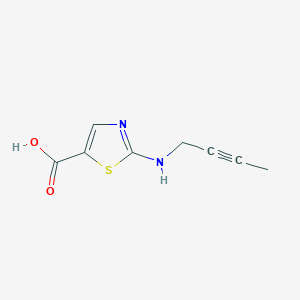 2-[(But-2-yn-1-yl)amino]-1,3-thiazole-5-carboxylic acid - 
