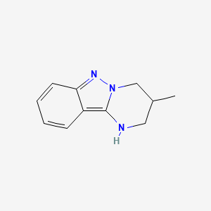 3-Methyl-1H,2H,3H,4H-pyrimido[1,2-b]indazole - 