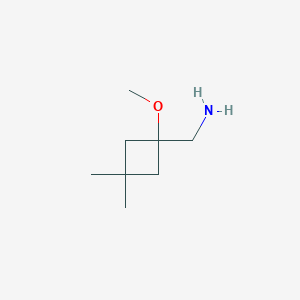 (1-Methoxy-3,3-dimethylcyclobutyl)methanamine - 