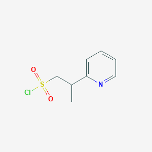 2-(Pyridin-2-YL)propane-1-sulfonyl chloride - 