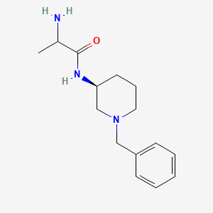 2-amino-N-[(3S)-1-benzylpiperidin-3-yl]propanamide - 