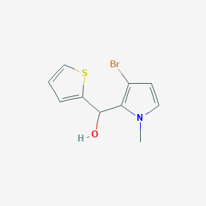 (3-Bromo-1-methyl-1H-pyrrol-2-yl)(thiophen-2-yl)methanol - 