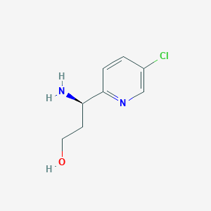 (3R)-3-Amino-3-(5-chloro(2-pyridyl))propan-1-OL - 