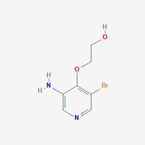 2-[(3-Amino-5-bromopyridin-4-yl)oxy]ethan-1-ol - 