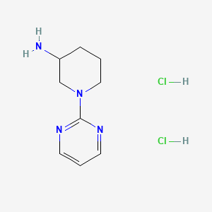 1-(Pyrimidin-2-YL)piperidin-3-amine dihydrochloride - 