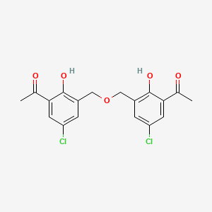 1,1'-((Oxybis(methylene))bis(5-chloro-2-hydroxy-3,1-phenylene))diethanone - 